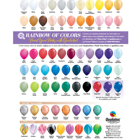 Silver Metallic Latex Balloons | 30 Inch | Qualatex